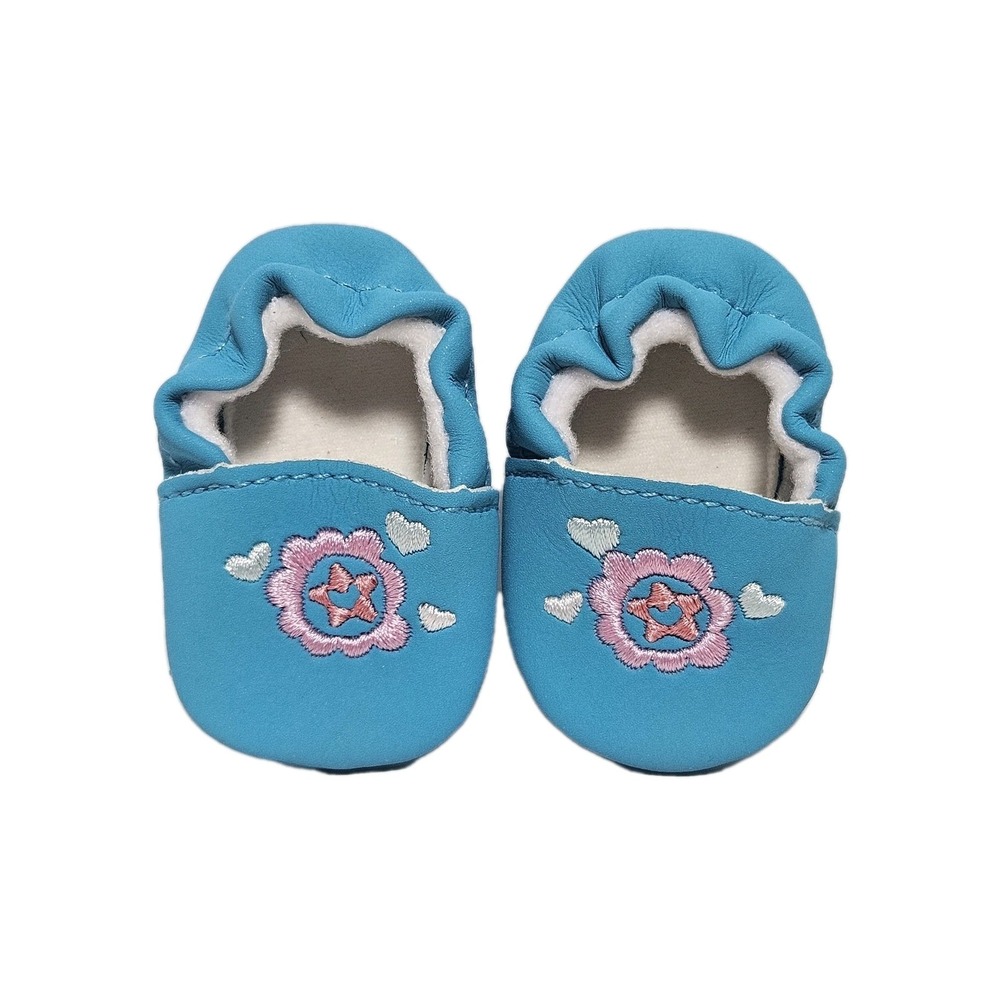 American Girl Bitty Baby Warm As Can Be Teal Blue Replacement Shoes Star Slipper